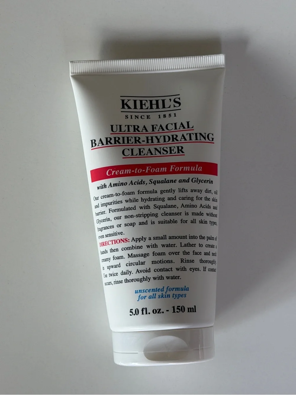 NWT Kiehl's Ultra Facial Barrier-Hydrating Cleanser